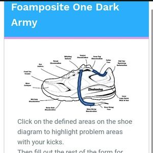 Pre owned Nike Foamposite